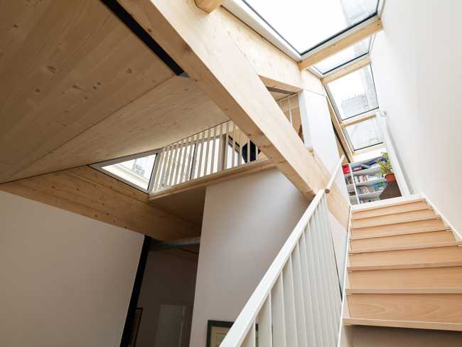 The roof terrace, an exclusive environment to experience the seasons in the heart of France