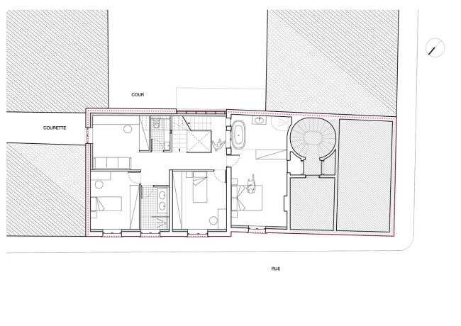 The roof terrace, an exclusive environment to experience the seasons in the heart of France