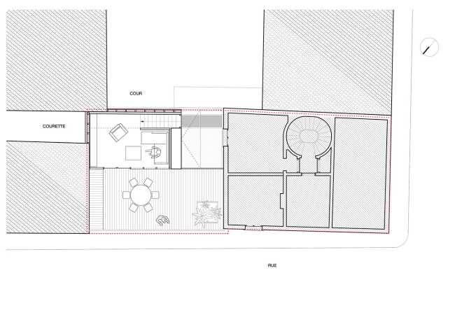 The roof terrace, an exclusive environment to experience the seasons in the heart of France