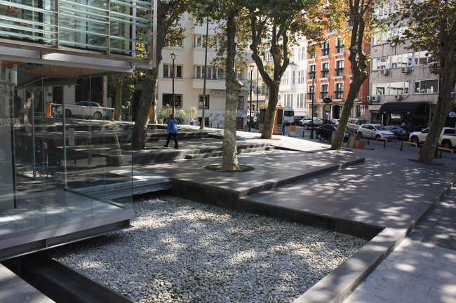 The Urban Redevelopment around the Theodosius Cistern in Istanbul breaks down time barriers by bringing awareness of the hidden historical heritage