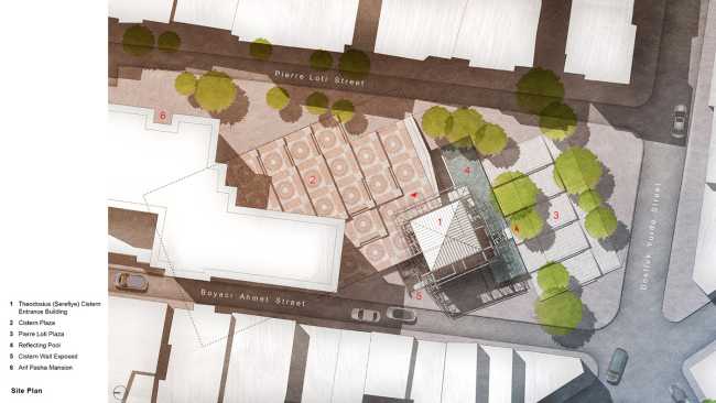 The Urban Redevelopment around the Theodosius Cistern in Istanbul breaks down time barriers by bringing awareness of the hidden historical heritage