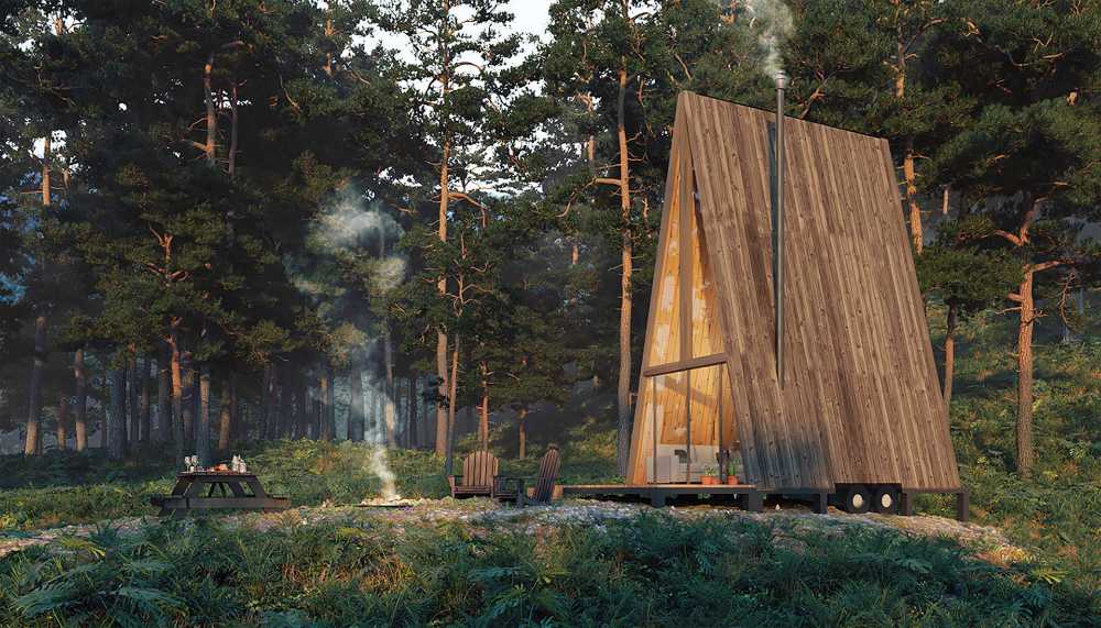 En el Valle de Bravo mexicano, un proyecto de micro-housing modular de madera y acero ofrece espacios optimizados con confortables y estéticos