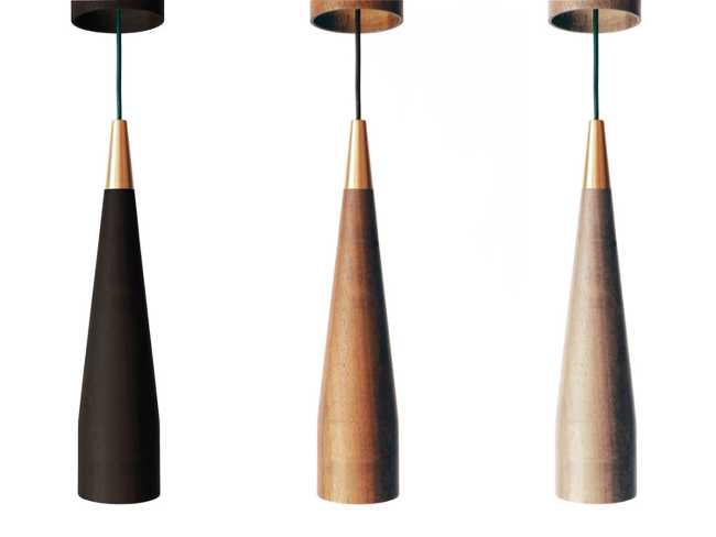 A balance between game and technology: a light in motion with the Trio wooden lamp