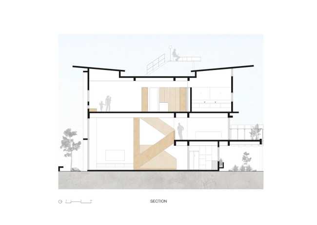 La arquitectura utiliza la materialidad de la madera para intensificar la experiencia del espacio: la nueva Makio House