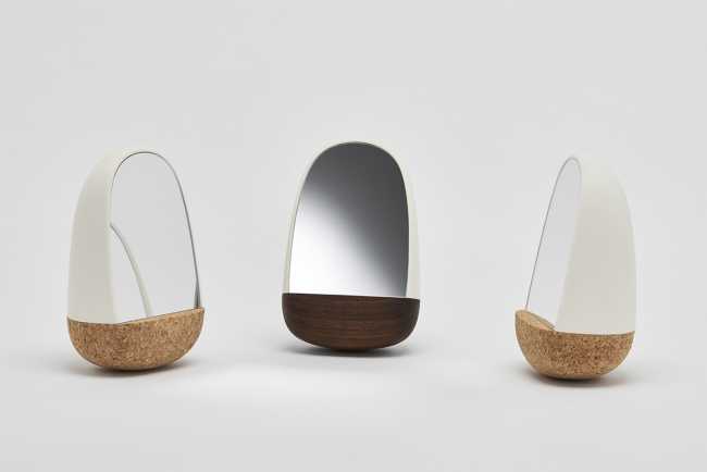 From Japan, the Daruma Table Mirror is designed to brighten the everyday moments and ... bring good luck?