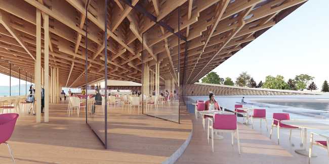 Taiyuan Botanical Garden project where the nature and the architecture interact harmoniously