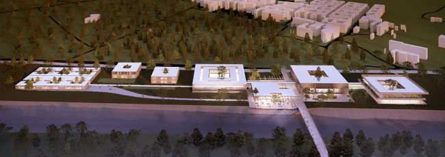 Taiyuan Botanical Garden project where the nature and the architecture interact harmoniously