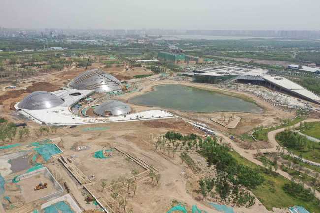 Taiyuan Botanical Garden project where the nature and the architecture interact harmoniously