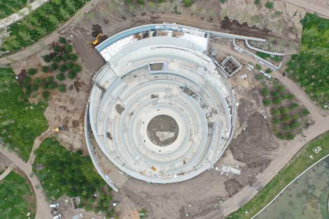 Taiyuan Botanical Garden project where the nature and the architecture interact harmoniously