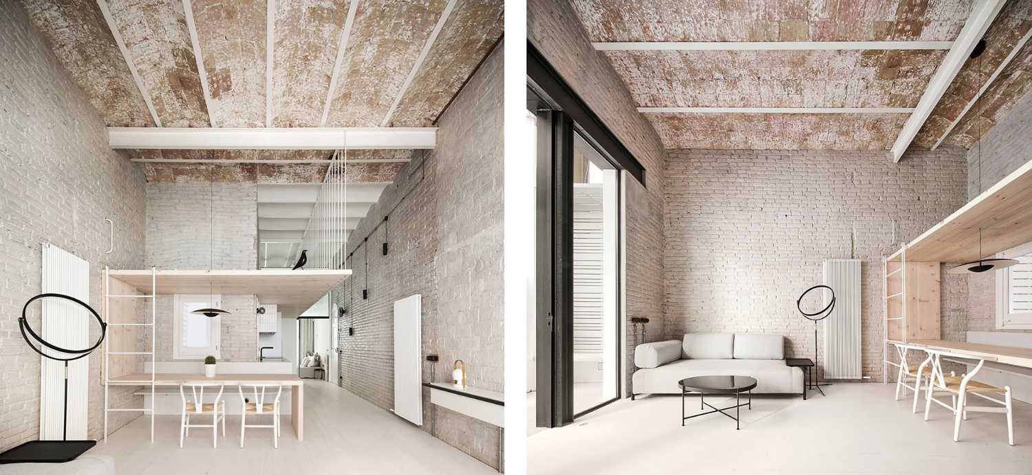 Nil Dos House, de almacén de construcción a loft urbano en el centro de Barcelona