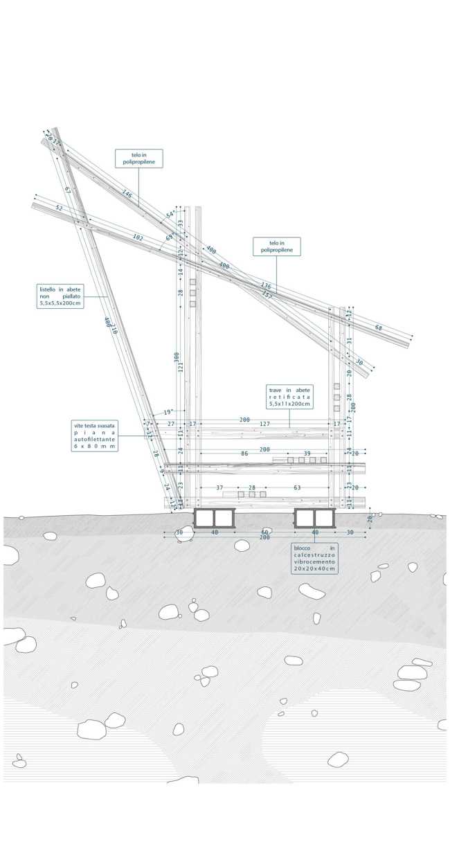 Troppotondo arena, a unique circular theatre of aboriginal inspiration for the Terraferma festival