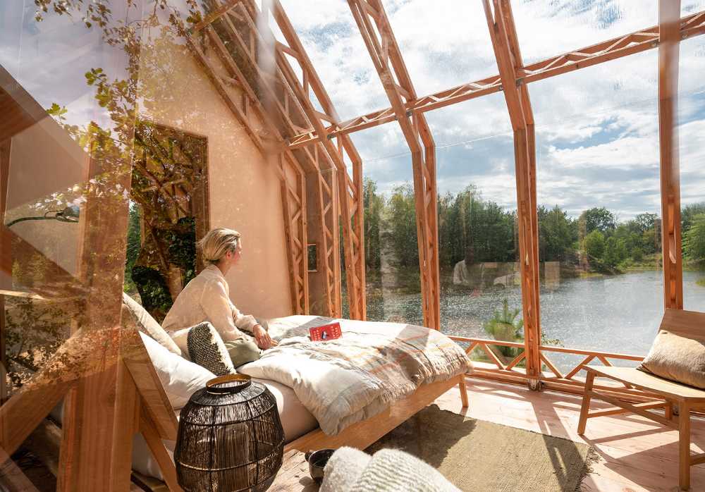 Une maison pour vivre n'importe où dans le monde, une tenue de vie que vous pouvez changer selon votre personnalité : la cabine ANNA