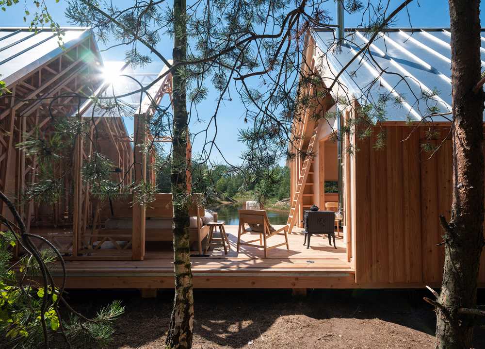 Une maison pour vivre n'importe où dans le monde, une tenue de vie que vous pouvez changer selon votre personnalité : la cabine ANNA