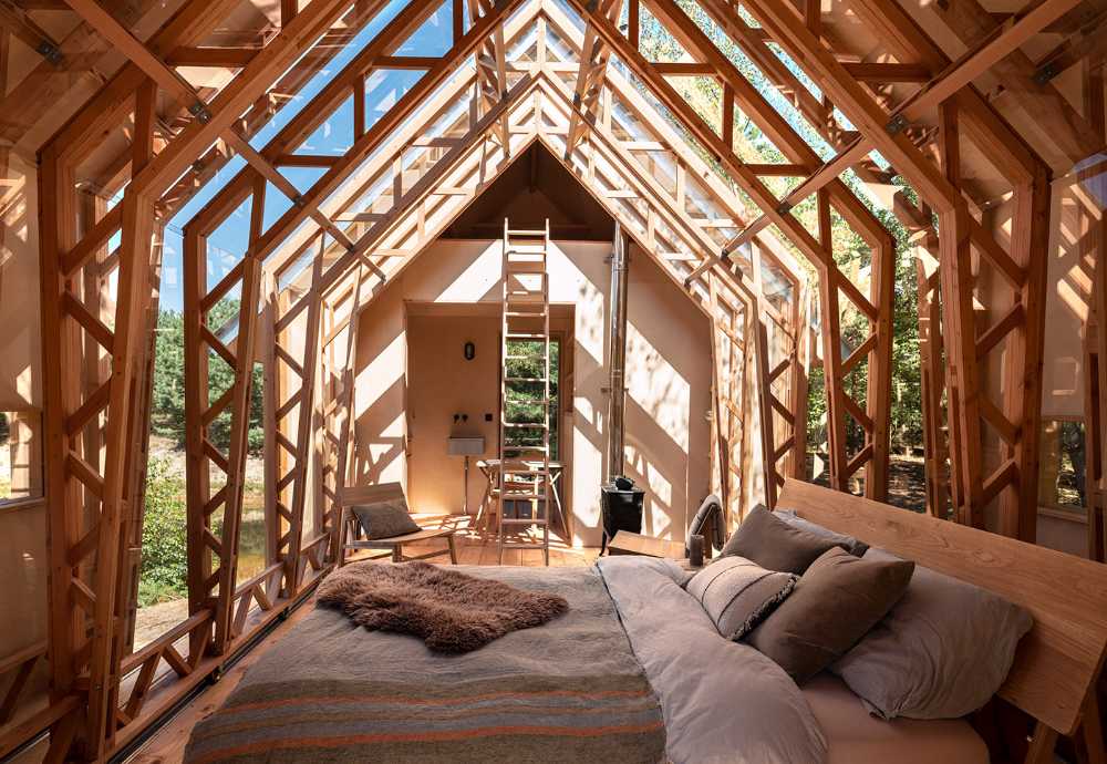 Une maison pour vivre n'importe où dans le monde, une tenue de vie que vous pouvez changer selon votre personnalité : la cabine ANNA