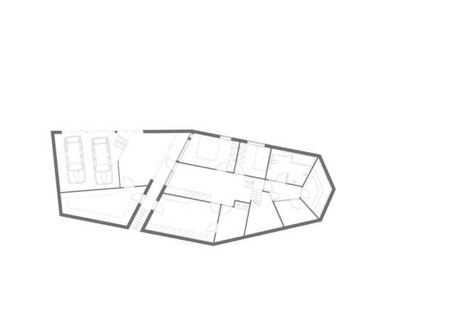 Gudbrandslie Cabin, un chalet de abeto que inspira su forma en el paisaje