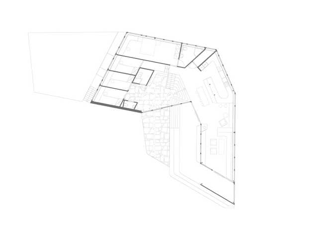 Gudbrandslie Cabin, un chalet de abeto que inspira su forma en el paisaje