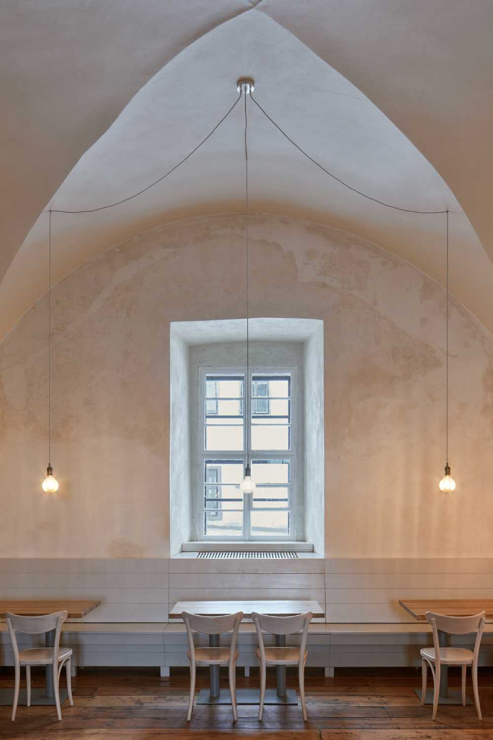 Baroque Restaurant Three Roses in Broumov Monastery, amidst arches and vaults, is offering you a unique architectural and gastronomic experience