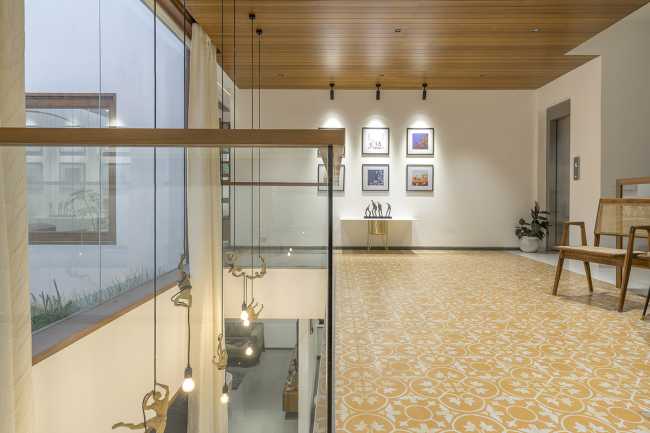 L'espace qui embrasse la nature et toute la famille : Courtyard House