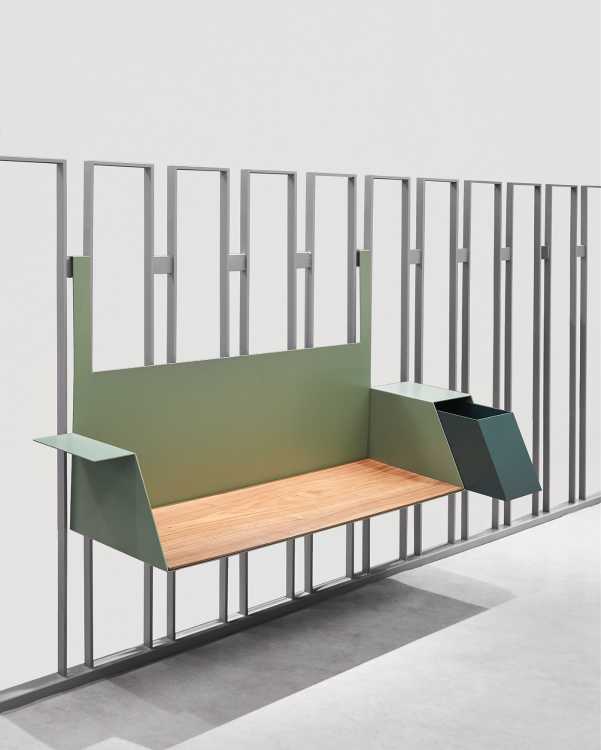 Parasite Urban Furniture for a city that has lived both creatively and spontaneously, just like a home