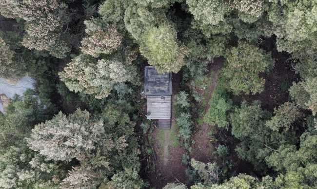 Entre geometría radical y organicidad formal: Refugio 3x3