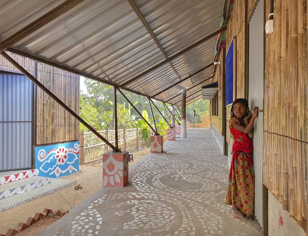 Hindupara Integrated Community Center: arquitectura de integración y uso compartido