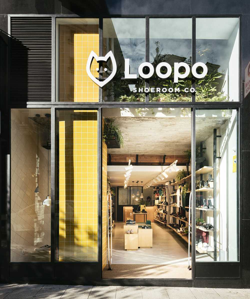 Loopo, un local fresco y joven. El amarillo y los tonos neutros hacen protagonista al producto