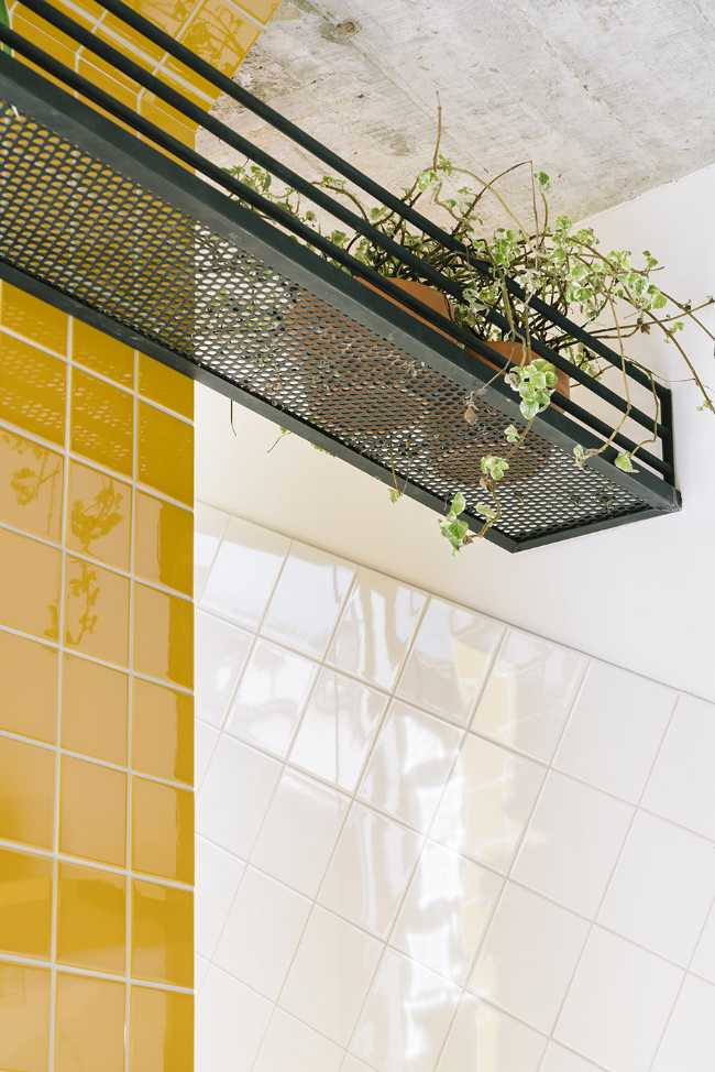 Loopo, un local fresco y joven. El amarillo y los tonos neutros hacen protagonista al producto