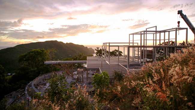 The Sail House: the sailboat which inspires the design of a Californian villa