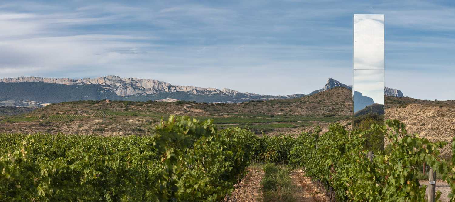 Ephemeral installation in the Spanish vineyards: the essence of wine in design, LAN- 4