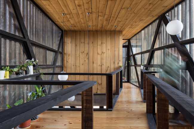 Legno, vetro e cemento per FS Residence a Santiago del Cile