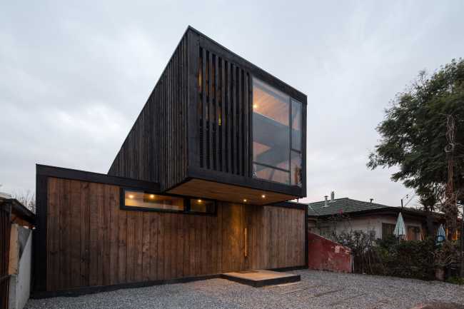 Legno, vetro e cemento per FS Residence a Santiago del Cile