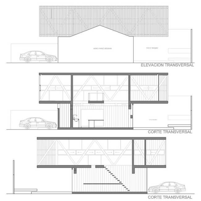 Legno, vetro e cemento per FS Residence a Santiago del Cile