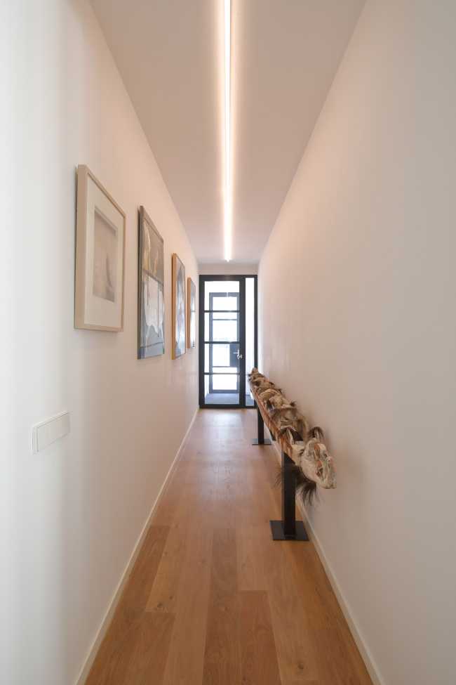 In the space of The Art Collector, architecture follows art
