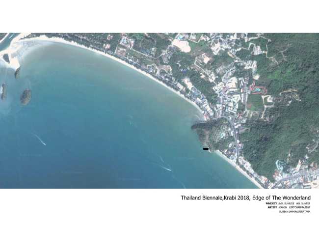 No sunrise, no sunset pavilion. The steel reflects the surrounding nature between reality and illusion