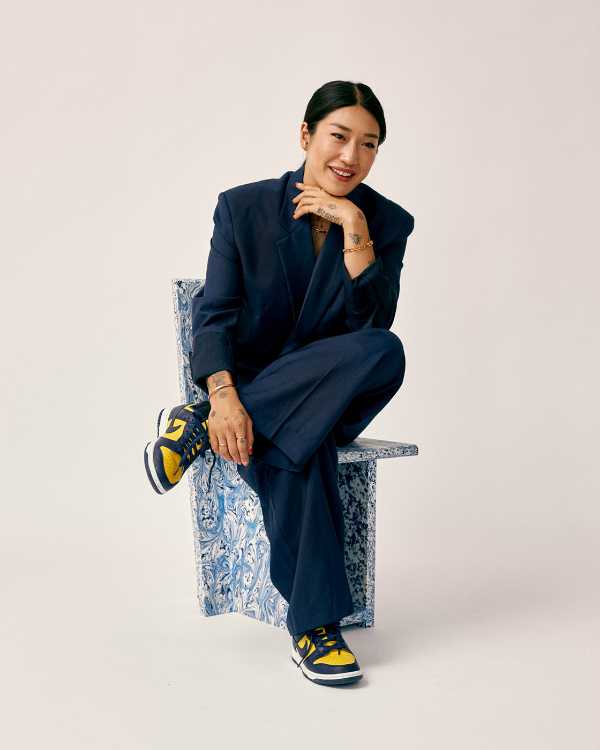 Peggy Chair. A chair made from recycled plastic which promotes the concept of recycled design