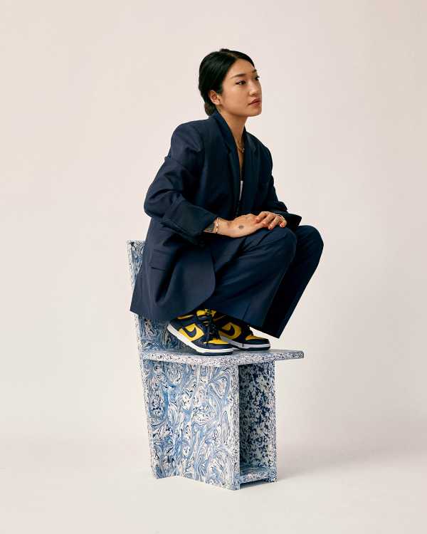 Peggy Chair. A chair made from recycled plastic which promotes the concept of recycled design