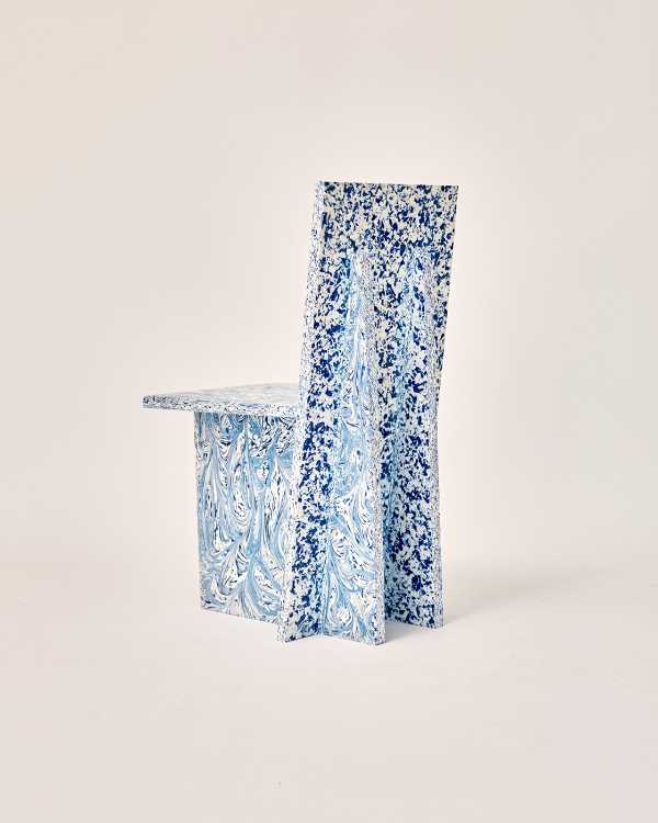 Peggy Chair. A chair made from recycled plastic which promotes the concept of recycled design