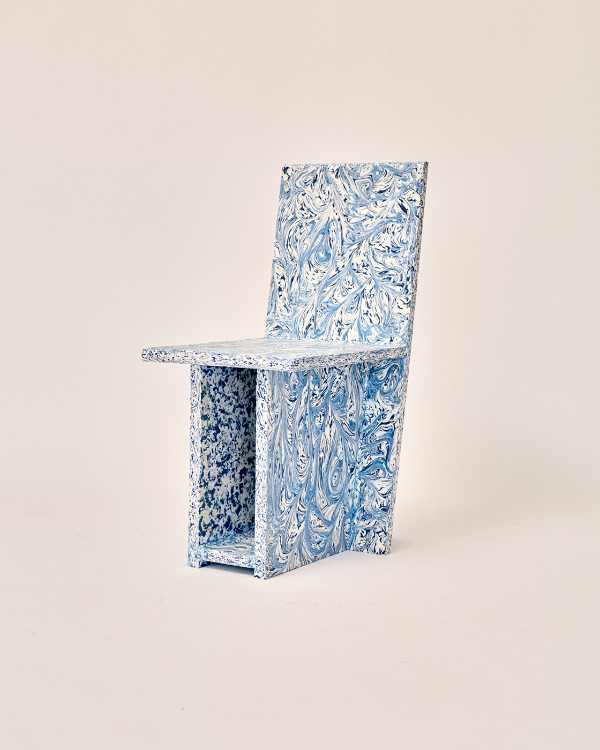 Peggy Chair. A chair made from recycled plastic which promotes the concept of recycled design