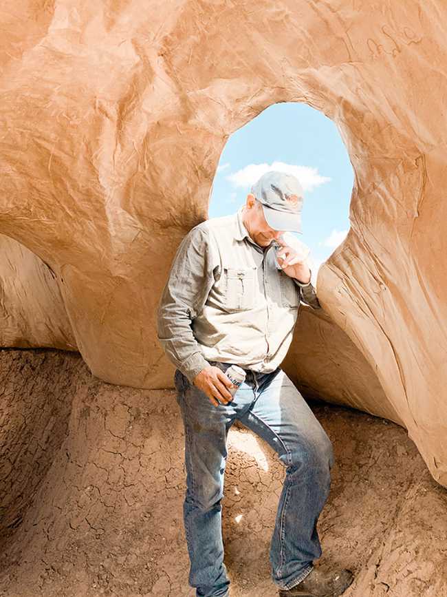Poured paper mache for the Agg Hab, the world's largest eco-dwelling prototype