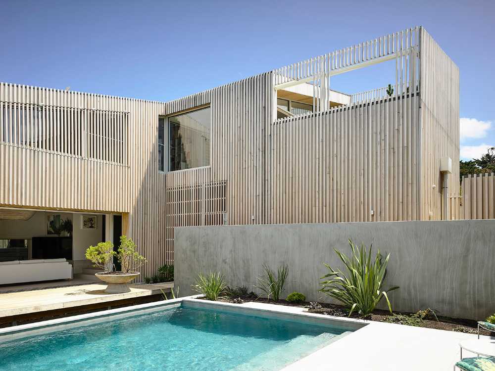 Franklin Residence, un capullo blanco de inspiración japonesa