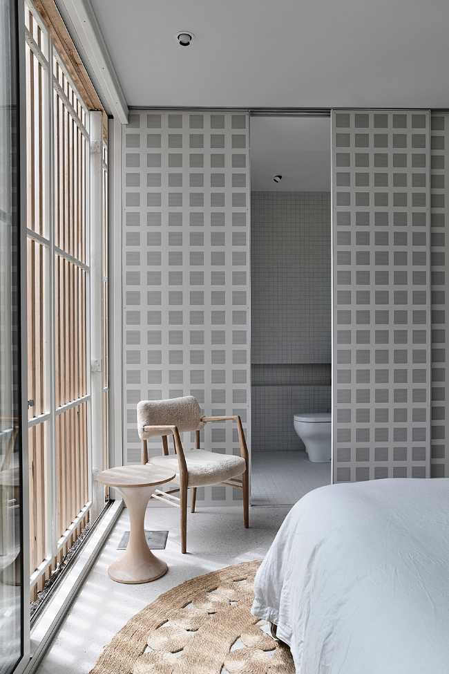 Franklin Residence, un capullo blanco de inspiración japonesa