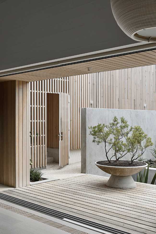 Franklin Residence, un capullo blanco de inspiración japonesa
