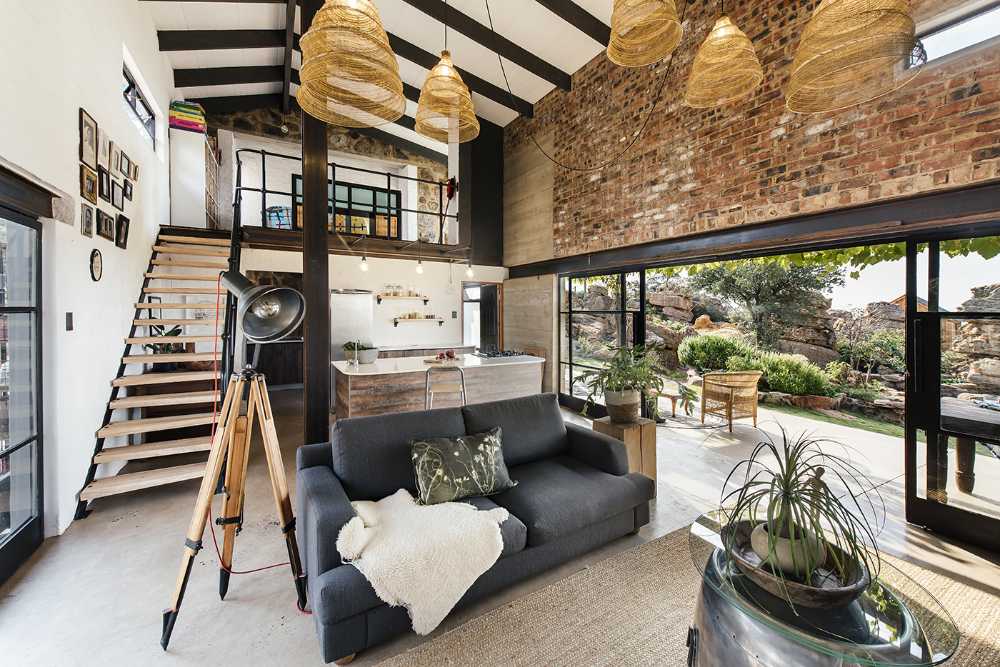 A stony façade for Cottage Rock, so you can climb the walls of your own home