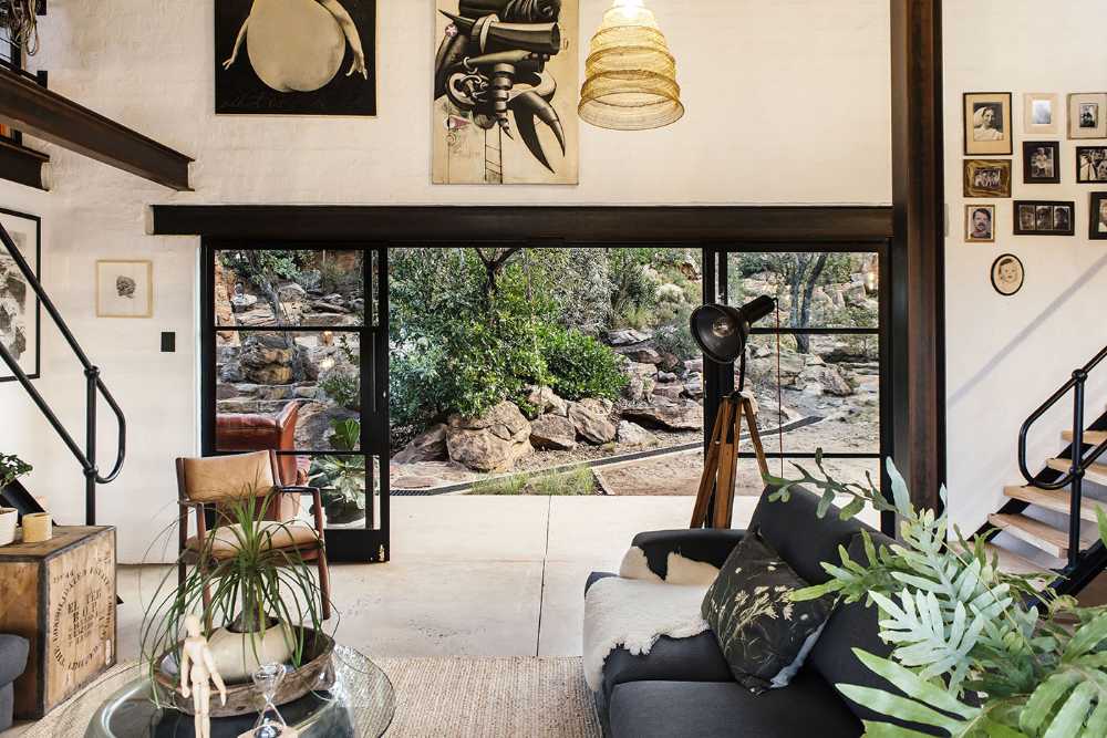 A stony façade for Cottage Rock, so you can climb the walls of your own home