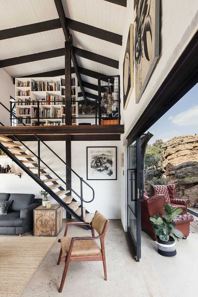 A stony façade for Cottage Rock, so you can climb the walls of your own home