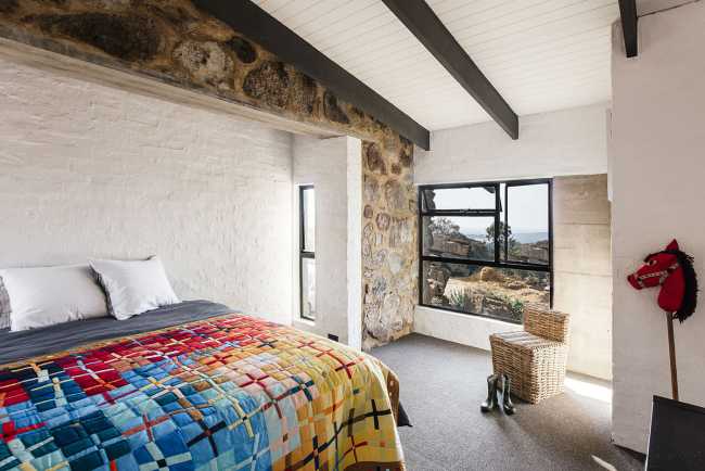A stony façade for Cottage Rock, so you can climb the walls of your own home