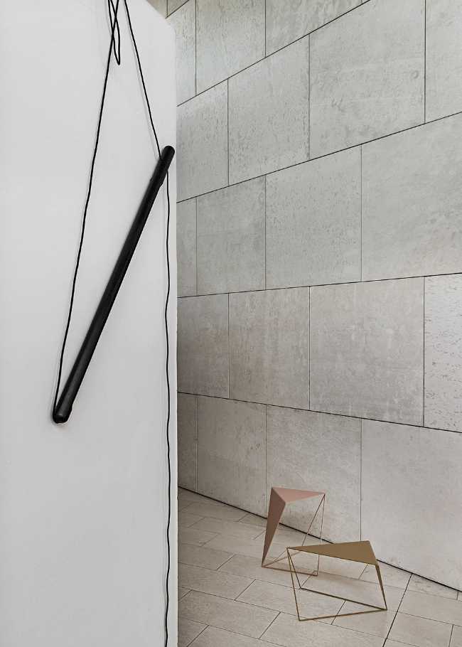 Inverse coffee tables, sculptural figures and simple geometrical designs to add personality to the environment