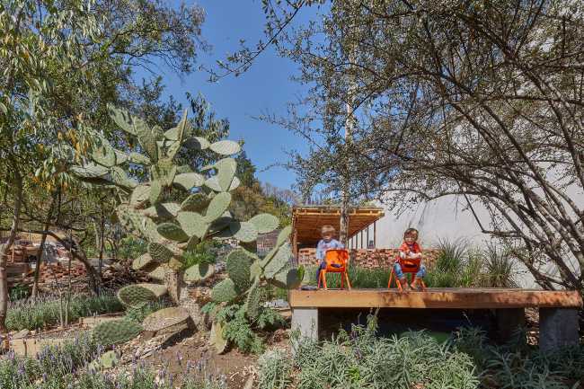 El Terreno. Un jardin urbain conçu comme un espace destiné à sensibiliser à la durabilité environnementale