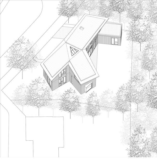 Villa Bakkum, a tripod with legs stretched out in the landscape