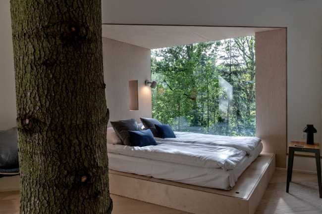 Treetop Hotel Lovtag: sleeping in the trees of a small, picturesque Danish forest